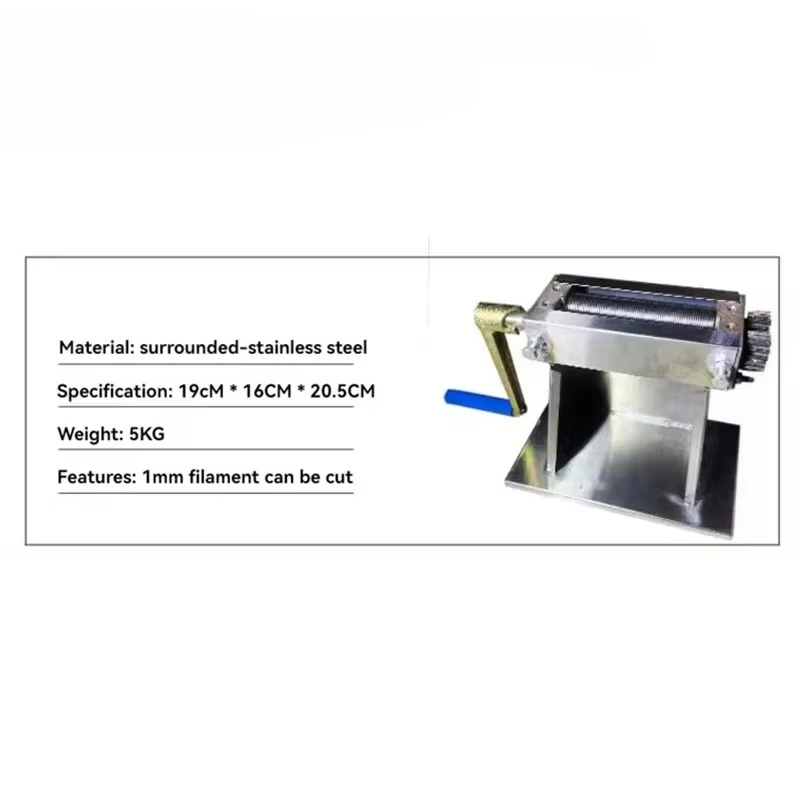 0.7 mm/1 mm Fine leaf cutter Tobacco leaf cutter Herbal dry red pepper chopper