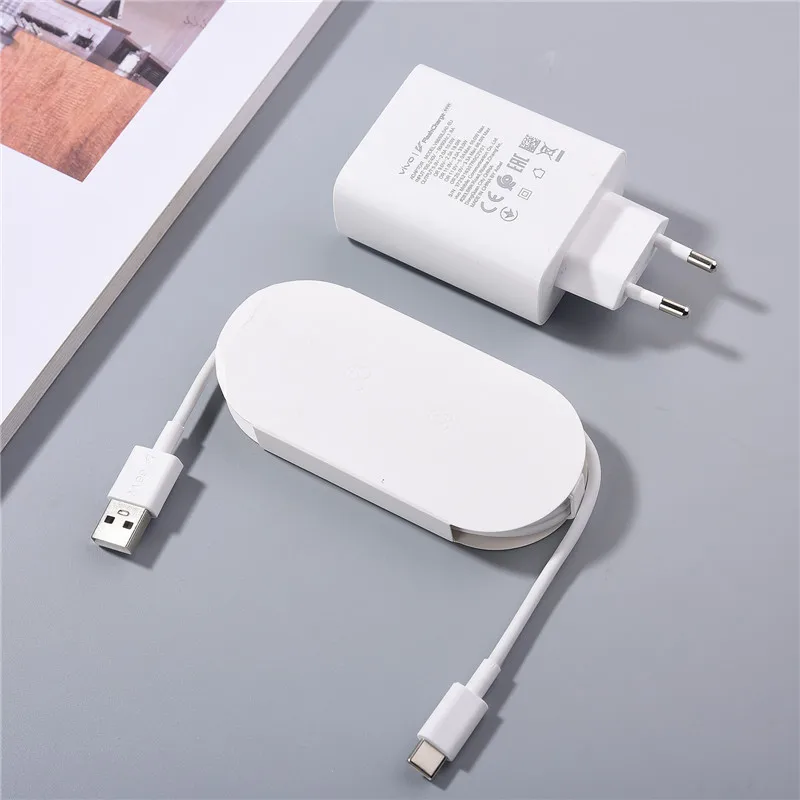 66W VIVO EU US Super Flashcharge Power Wall Charger Adapter for X100 X100S S19 Y50 Y93 X Fold 2 3 Pro IQOO Z9 Z8 Turbo Neo 9 Z9X