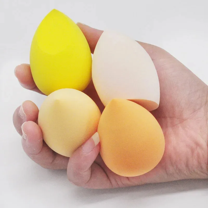 4PCS Teardrop shape  Cosmetic Puff Set Makeup Foundation Powder soft sponge makeup egg Makeup tools Hydrophilic wet and dry