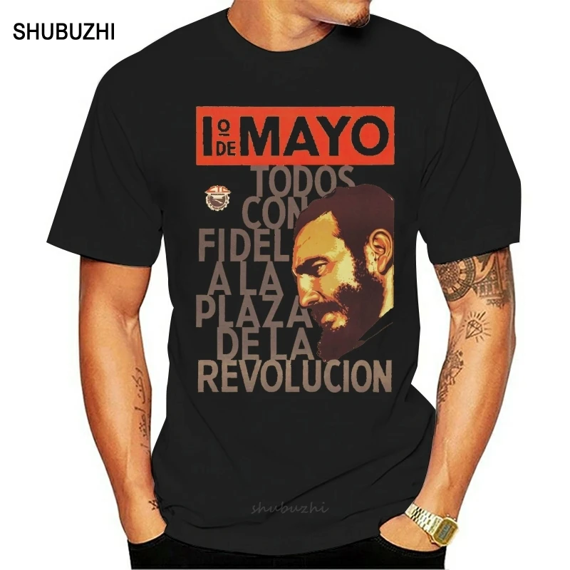 BOARDRIPPAZ T SHIRT FIDEL CASTRO REVOLUTION CUBA KUBA HAVANNA 1965 1. MAY POSTER