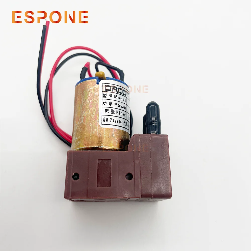 ESPONE 2pcs Eco Solvent Printer Ink Pump DC24V 3W 100-200ml/min DT Micro Diaphragm Liquid Pump for Human Allwin Printer