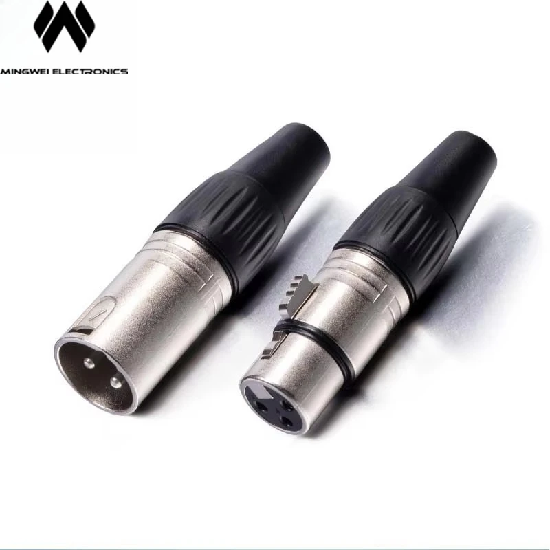 Modern Latest Custom-Made Reasonably Structured Sturdy Zinc Alloy Stable Signal Three Core Xlr Male and Female Connector