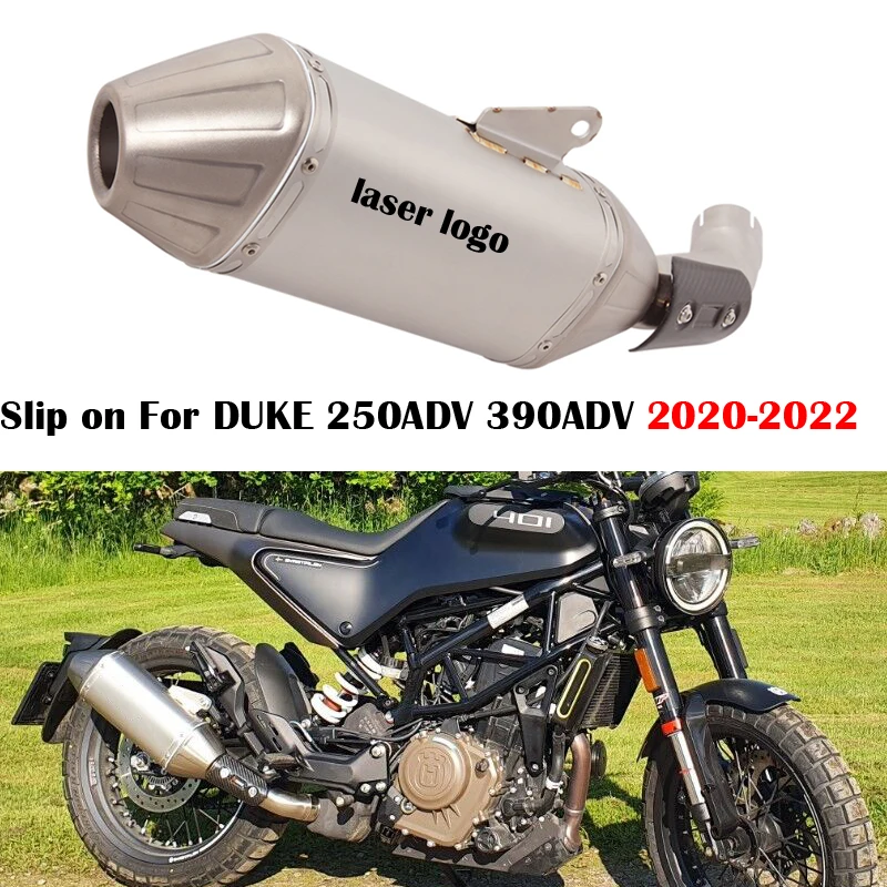 

Slip On Exhaust Pipe Motorcycle Muffler Tail Tip Stainless Steel Escape Vent End Can Modified For DUKE 250ADV 390ADV 2020-2022