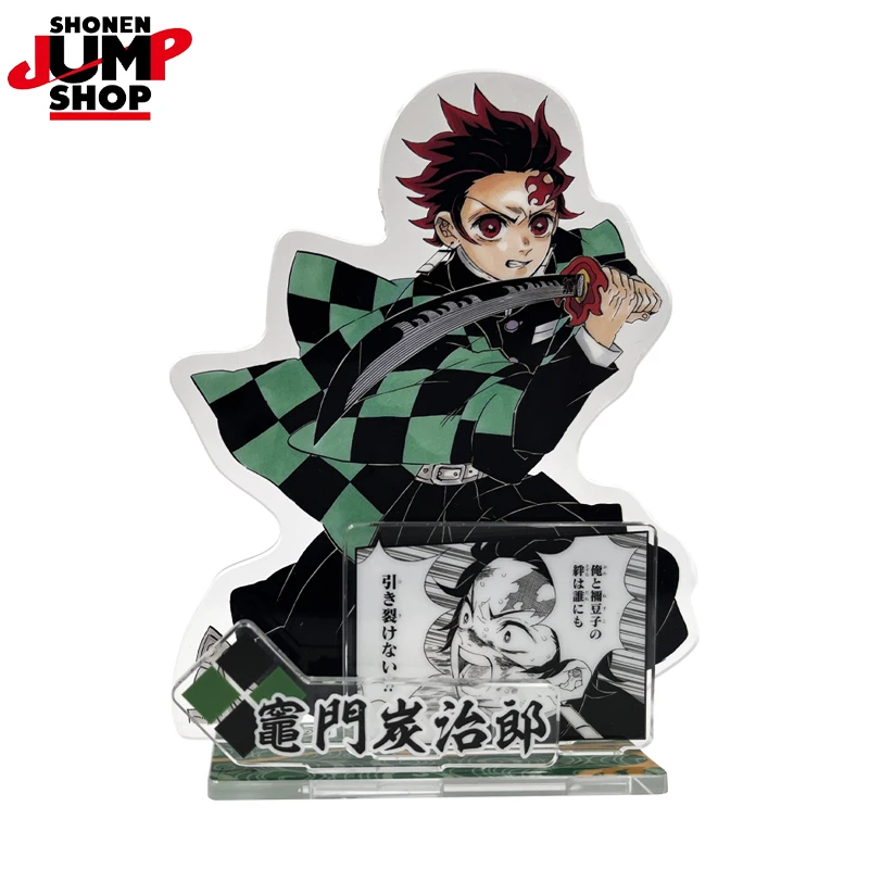 11cm Anime Demon Slayer 4 Figure Acrylic Stand Original High Quality Product Tanjirou Figur Zenitsu Statue Collectible Art Toys