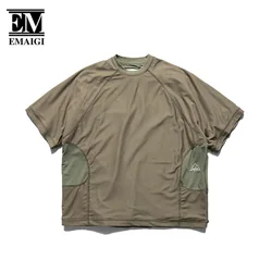 Men Summer Quick Dry Breathable Outdoor Fitness Loose Casual Sport T-shirt Male Japan Streetwear Fashion T Shirt Oversize Tshirt