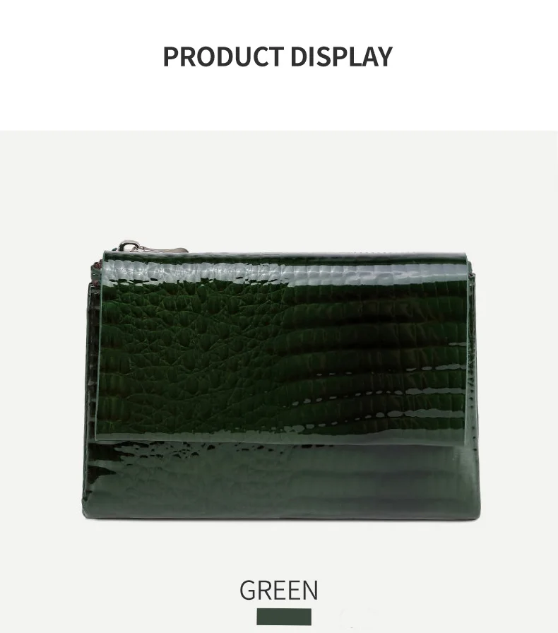 Damen-Lederbrieftasche mit RFID-Schutz, mehrere Kartenfächer, kurze Magnetverschluss-Geldbörse aus Rindsleder, kleine Retro-Geldbörse für Bargeld und Münzen, Damen-Geldklammer – Detail 9