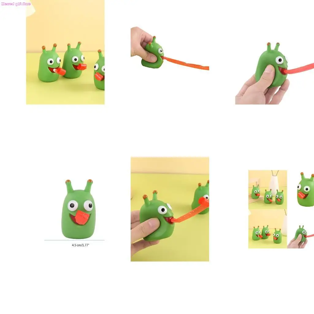 

D0JC Сенсорная игрушка, игрушка для снятия стресса, игрушка для снятия тревоги, сжимающая игрушка, забавная игрушка для язык,