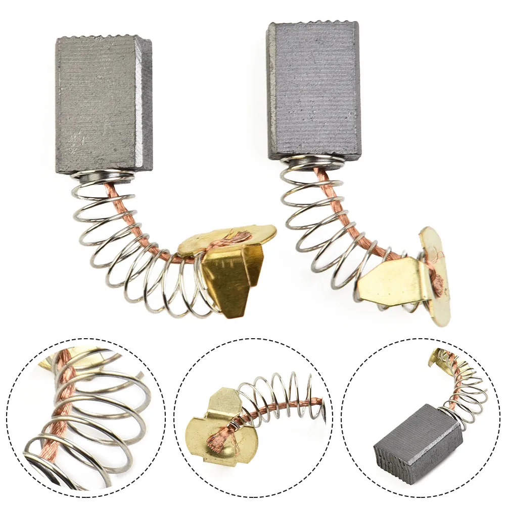Power Tools Carbon Brushes Automation Carbon Brush Carbon/Metal Demolition Hammer For HK1810 Scraper 2pcs Cracks Brand New