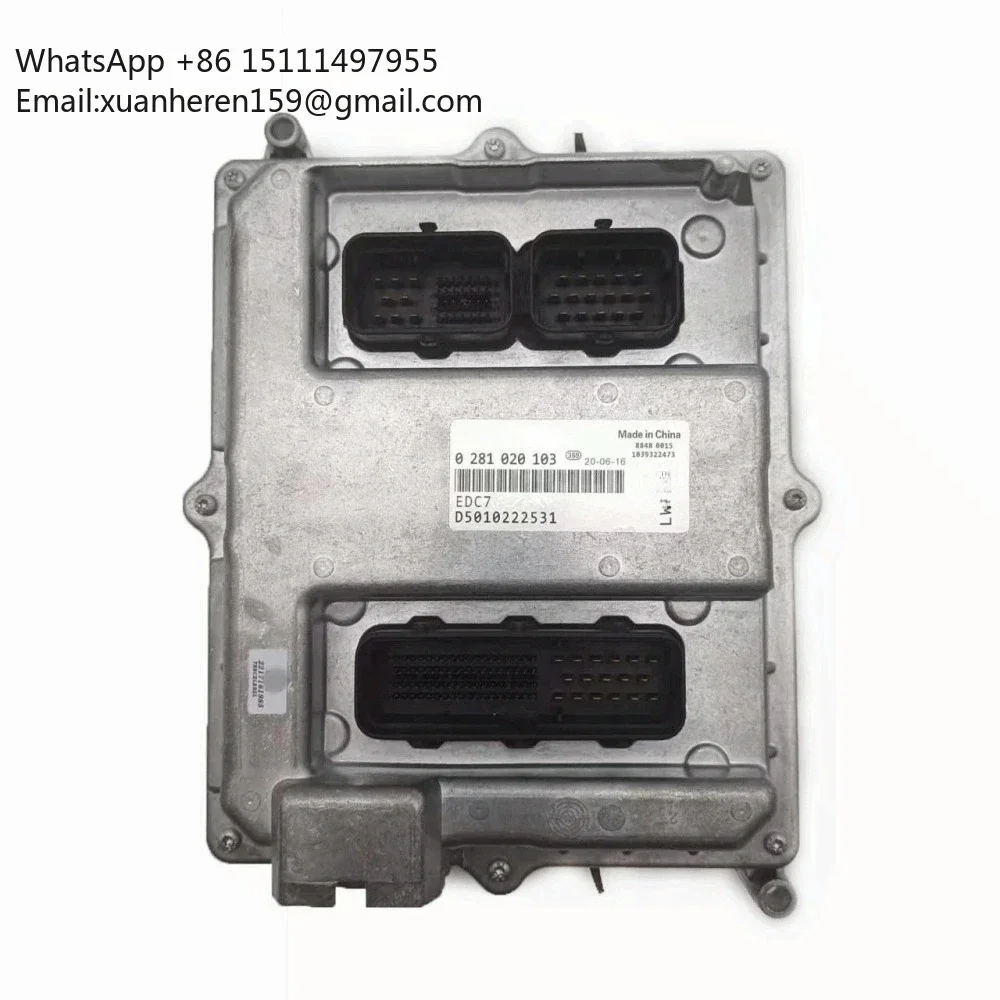 

Engine Control Unit 0281020103 EDC7 D5010222531 ECU for Truck Bus Excavator Engine Computer Module Compatible With Renault