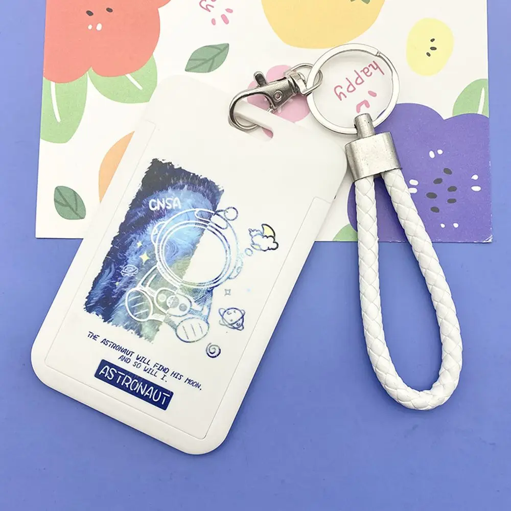 

Case Key Ring Bus Card Package Access Card Lanyard Card Sleeve Astronaut Bus Card Sleeve Rice Card Set Student ID Card Holder