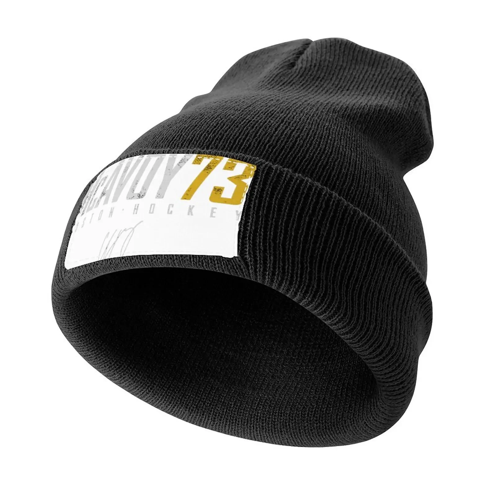 

Charlie McAvoy Elite Signatures Knitted Cap |-F-| hard hat funny hat Trucker Hats For Men Women's