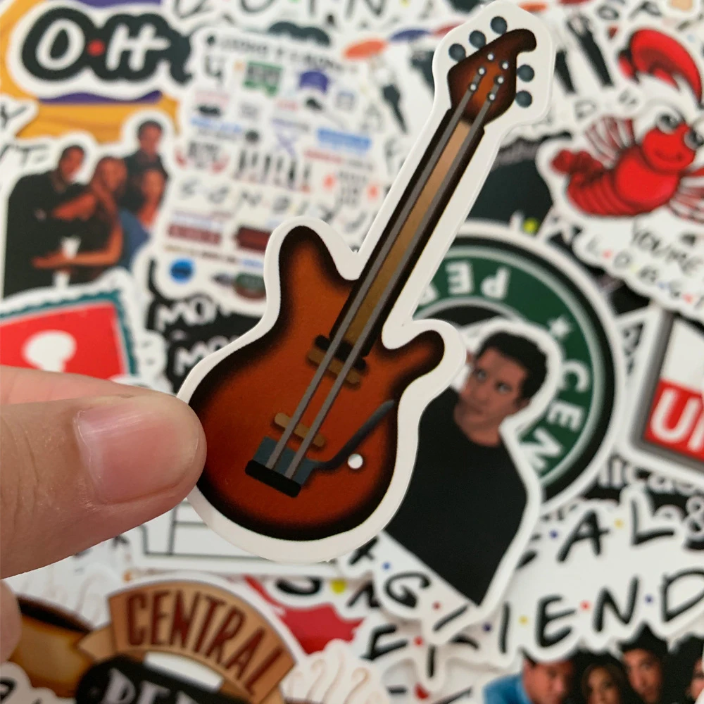 10/30/50/100 قطعة الكرتون الأصدقاء الكلاسيكية المسلسلات التلفزيونية ملصقات مقاوم للماء DIY بها بنفسك الهاتف المحمول الأمتعة كوميديا الكتابة على الجدران الشارات الديكور #3