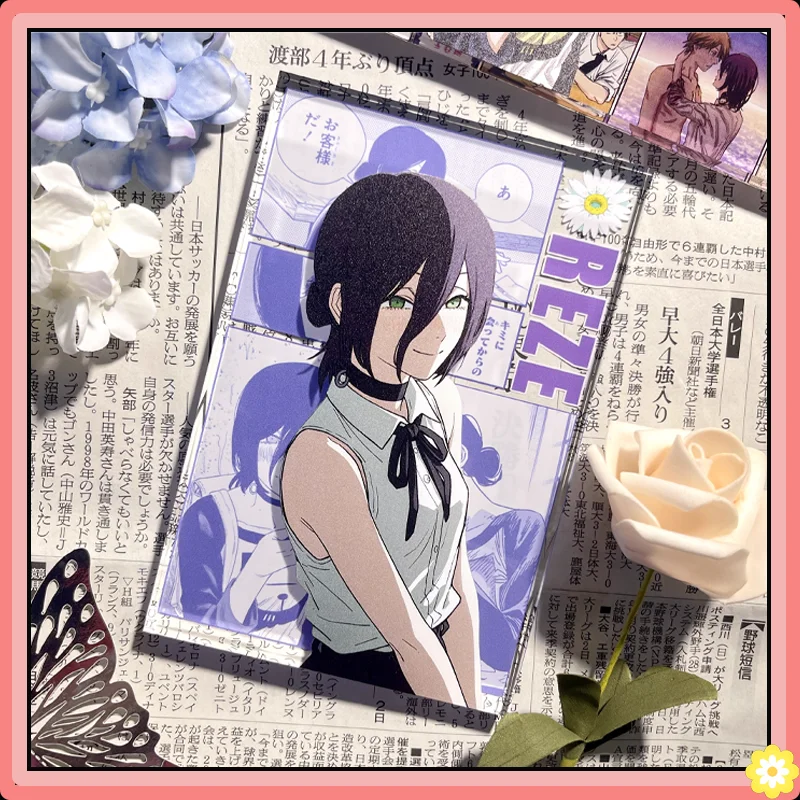 

Chainsaw Man Peripheral Products Customized High Transparency Acrylic Bricks Makima Souvenirs Gift