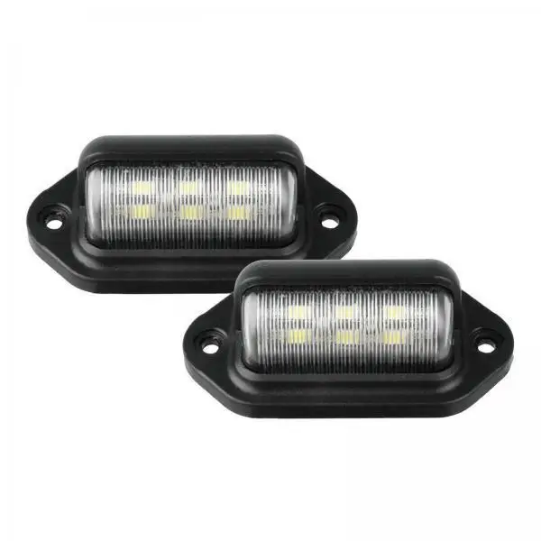 LED License Light Multifunctional Universal Taillight IP68 Waterproof Rear Lamp for Van Cargo Trailer Bus