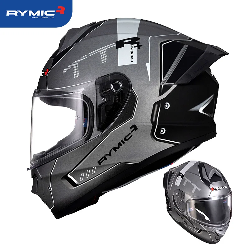 

RYMIC Full Face Helmet Casco Moto Capacete Motorcycle Helmet Racing kask Casque Moto Full Face Kask Downhill DOT