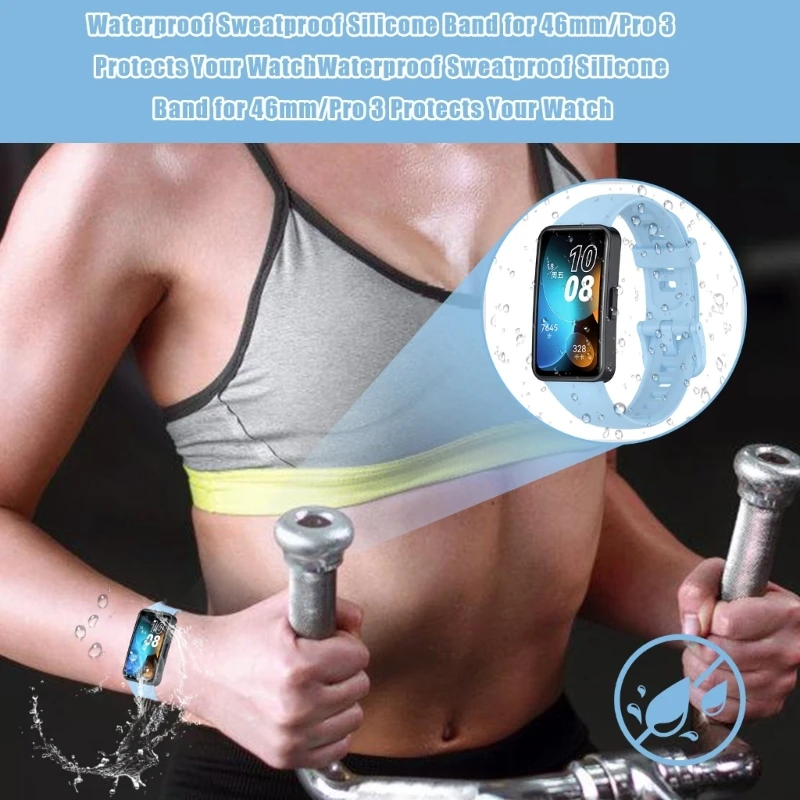 สายรัดข้อมือซิลิโคนแบบเปลี่ยนที่ทันสมัยเหมาะสำหรับ band8/9