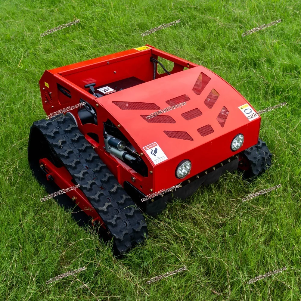 Tracked remote control lawn mower Small lawn mower Remote control lawn