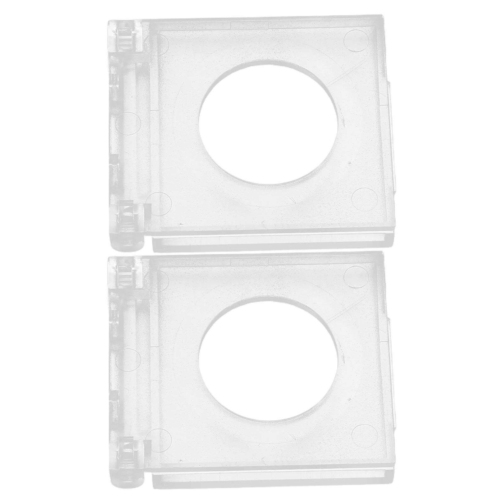 

2pcs Transparent Push Button Switch Cover 16Mm Safety Protector Rhinestone Painting Light Pademergency Stop Button Cover