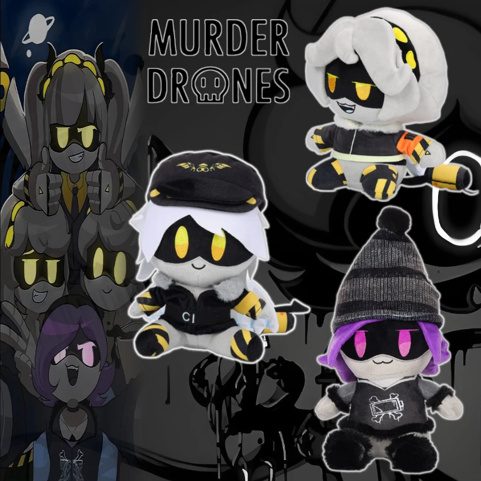 

Anime Game Murder Drones Plush Toy UZI Murder Drones Little Robot Doll Companion Soft Plushies Room Decor Kid Birthday Toy Gifts