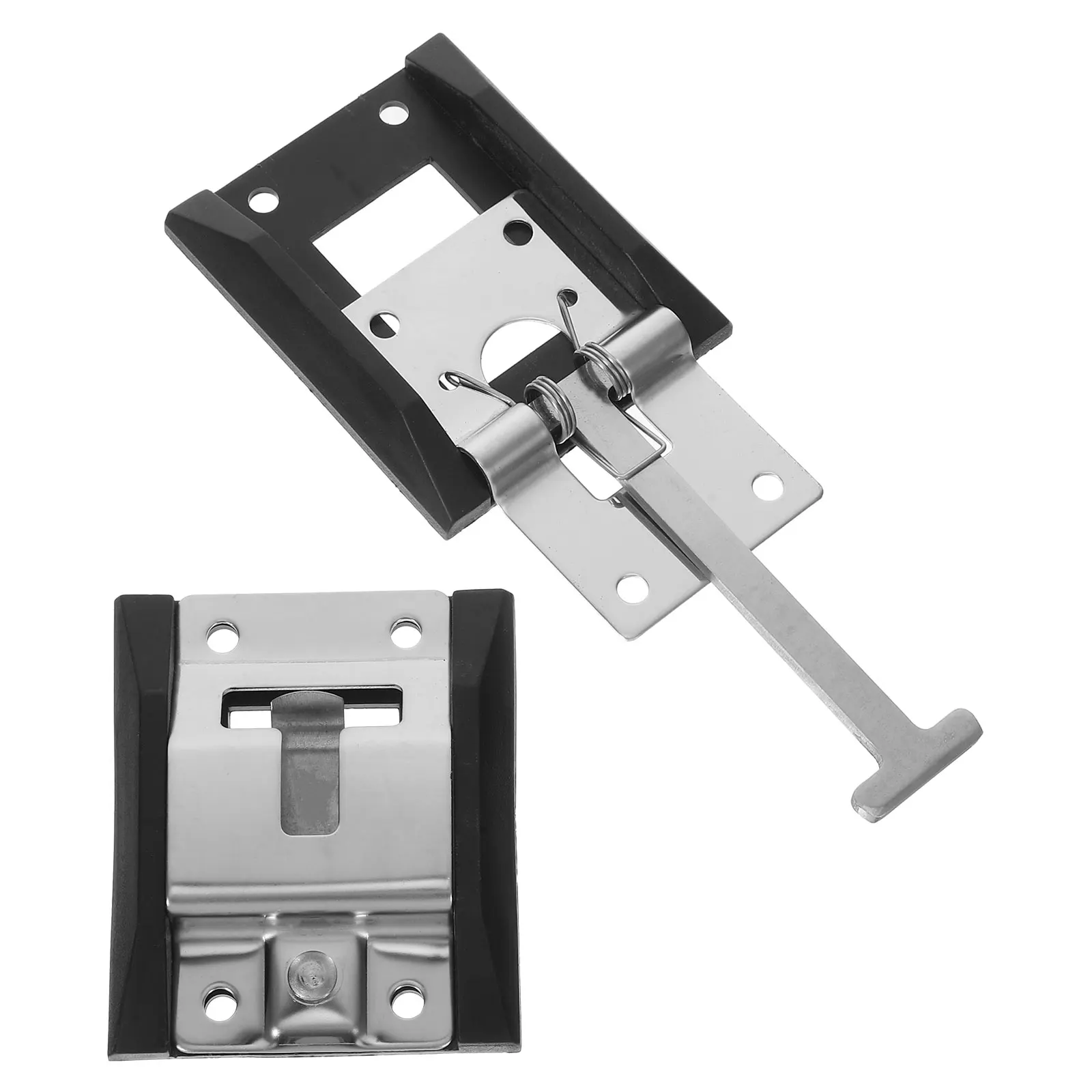 

1set Refrigerated Door Lock Durable Steel Windproof Cargo Trailer Enclosed Trucks Hooks Latches Maintains Seal Easy Installation