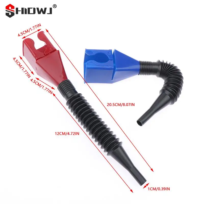 1Pc Car Refueling Funnel Gasoline Foldable Engine Oil Funnel Plastic Funnel Car Motorcycle Refueling Tool Auto Accessories