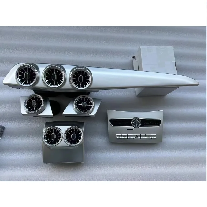 Accessories Interior Turbine Vent Panel Overlay For Mercedes-Benz E W207 E300 E260 E200 E320 Interior Center Console