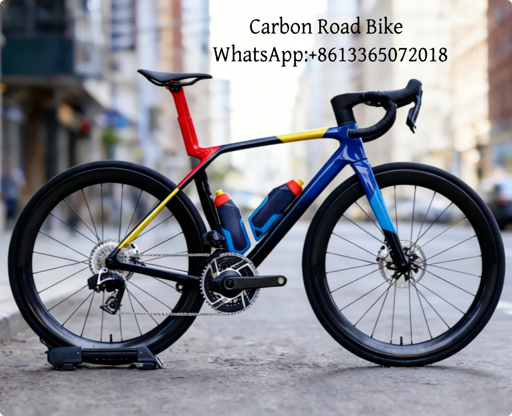 Hochwertiges Gen8 Carbon-Rennrad Komplett-Set mit Di2 Schaltung, Gen7 Vollinterner Kabelführung, Rennfahrrad mit 700c Carbon-Laufrädern