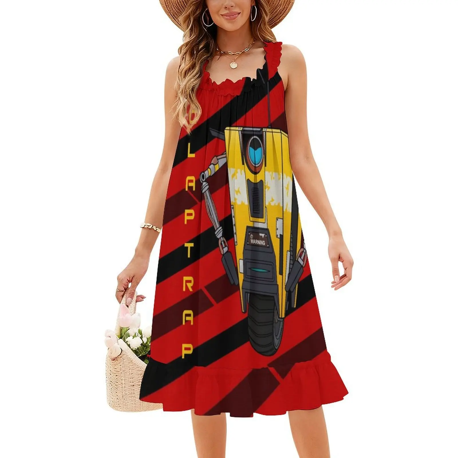 Je suis Claptrap robe de Style coréen pour les femmes robe décontractée élégante pour la fête ou un usage quotidien Psycho pré-sequel sirène zéro Claptrap