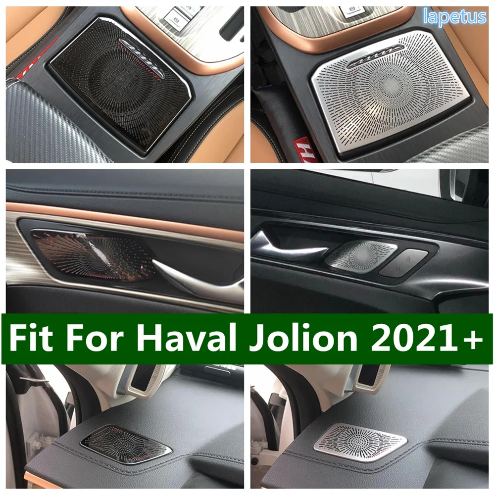 

Speaker Front Door Storage Container Box Air Vent AC Outlet Decor Frame Cover Trim For Haval Jolion 2021 - 2024 Car Accessories