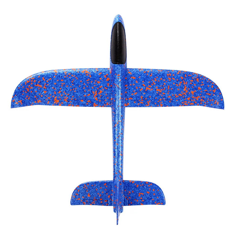 2pcs 48Cm Hand-Thrown Glider Airplane Lightweight Bright Color Flying For Kids Outdoor Game Plane For Children