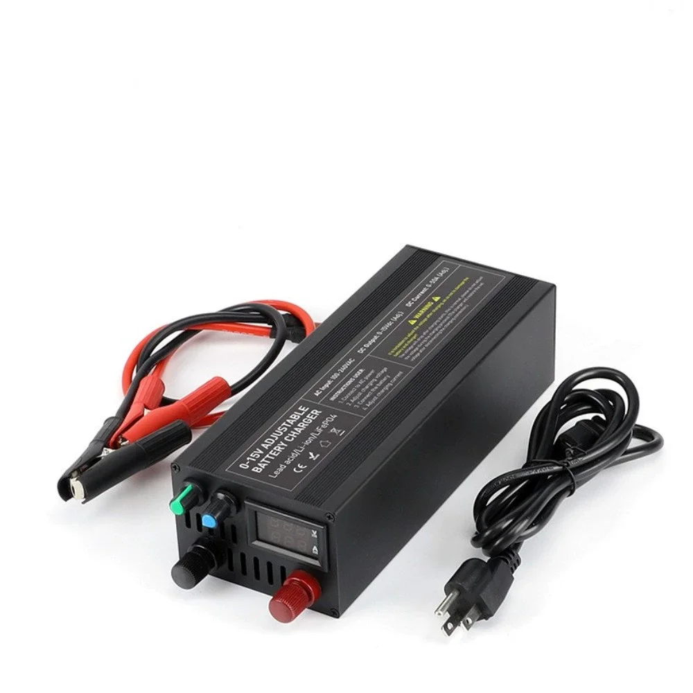 0-15V 85A 100A Adjustable Battery Charger Electric Bike Battery Lifepo4 Adjustable Lithium Battery Charger