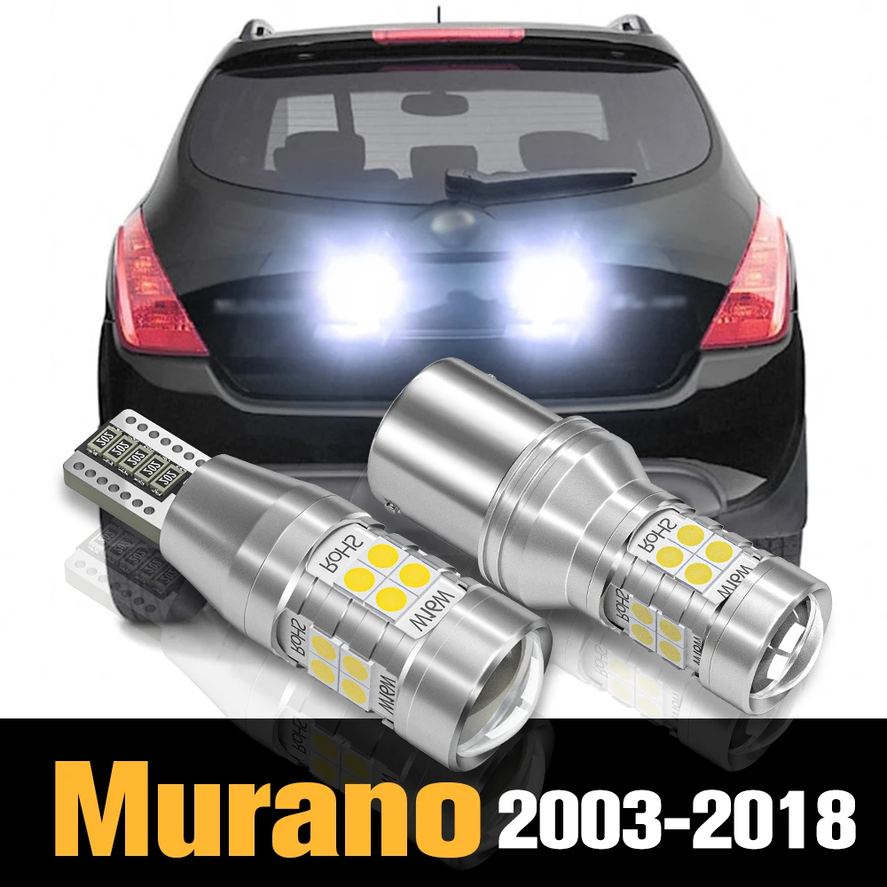 

2pcs Canbus LED Reverse Light Backup Lamp Accessories For Nissan Murano 2003-2018 2009 2010 2011 2012 2013 2014 2015 2016 2017