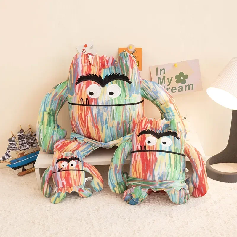 

15-35cm Colorful Monster Plush Doll Toy Party Favor Decoration Kids Baby Comfort Pillow Plush Stuffed Toy Christmas Gift