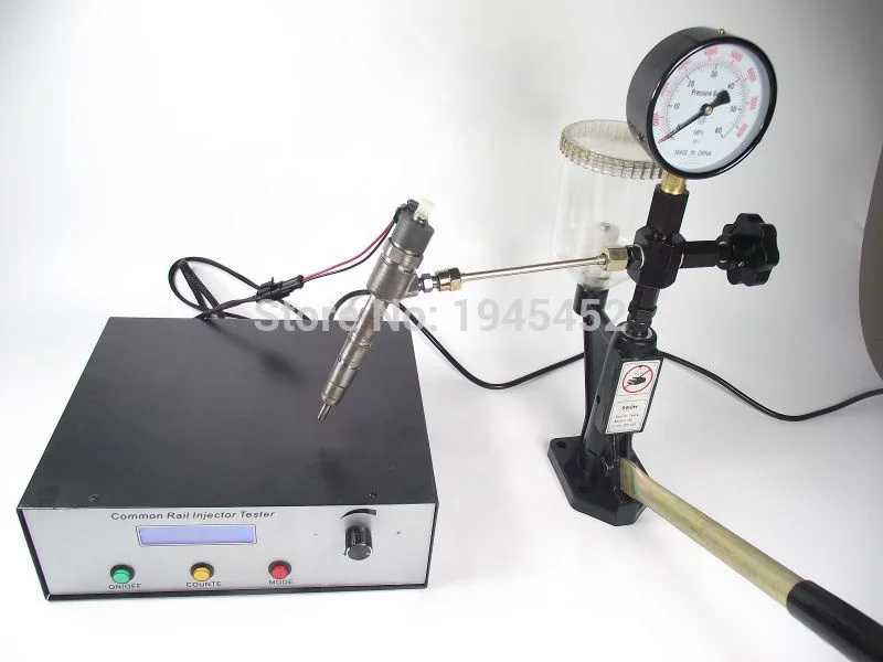 110V Ons Common Rail Injector Tester Kit,CRI200 Ondersteuning Magnetische En Piezo Injector Test + SH60 Common Rail Nozzle Injector Tester