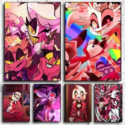 Cartoon H-Hazbin H-Hotel Poster No Framed Poster Kraft Club Bar Paper Vintage Poster Wall Art Painting Bedroom Study Stickers