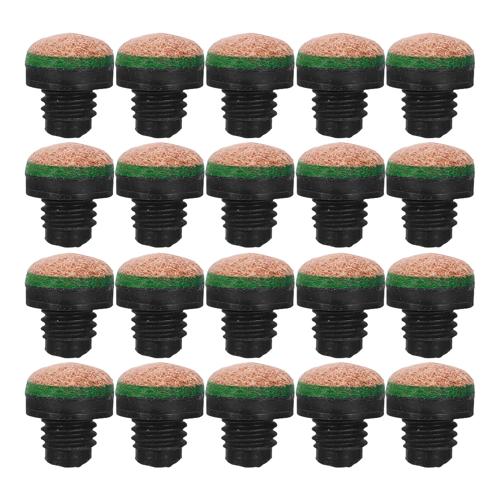 

Набор из 20 сменных наконечников для бильярдных киев с резьбой, аксессуары для бильярда и снукера