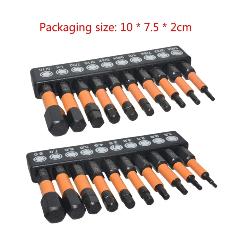 50mm Reliable Hexagon Tip Screwdriver Bit 1/4-Inch Shank 20pcs/Pack Dropship