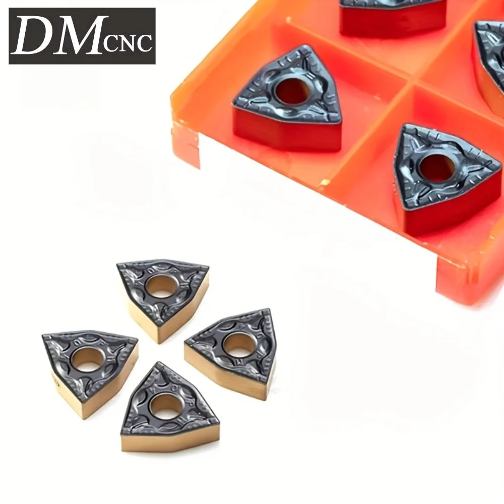 

10 шт. WNMG060408PM твердосплавные вставки для стали/нержавеющей стали-токарные инструменты с ЧПУ с покрытием PM