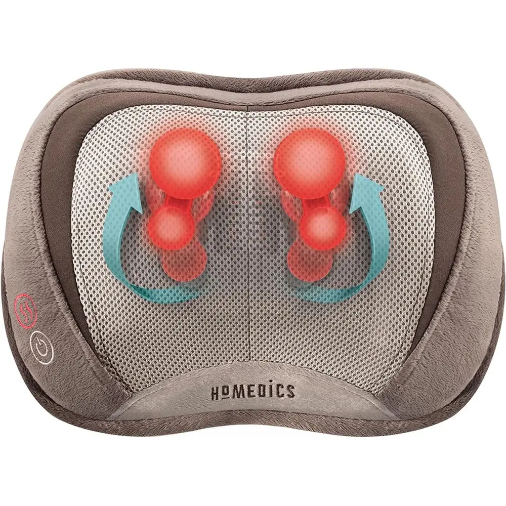 

Heated 3D Massage Pillow for Deep Tissue Relief, Portable for Home and Travel, Relieves Back and Shoulder Pain