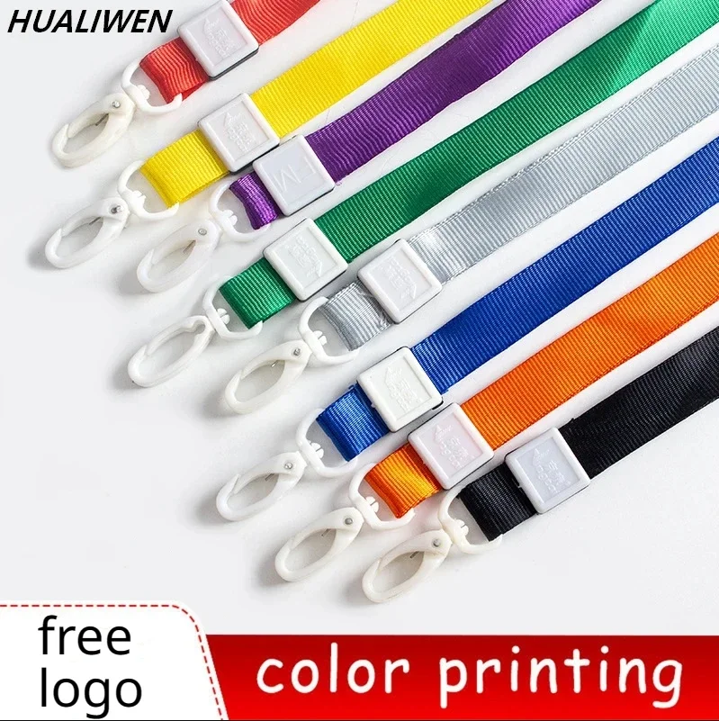 

5Pcs Lanyard Key Ring Strap Badge Neckband Keychain Anti-lost Badge ID Card Mobile Phone Strap Neckband