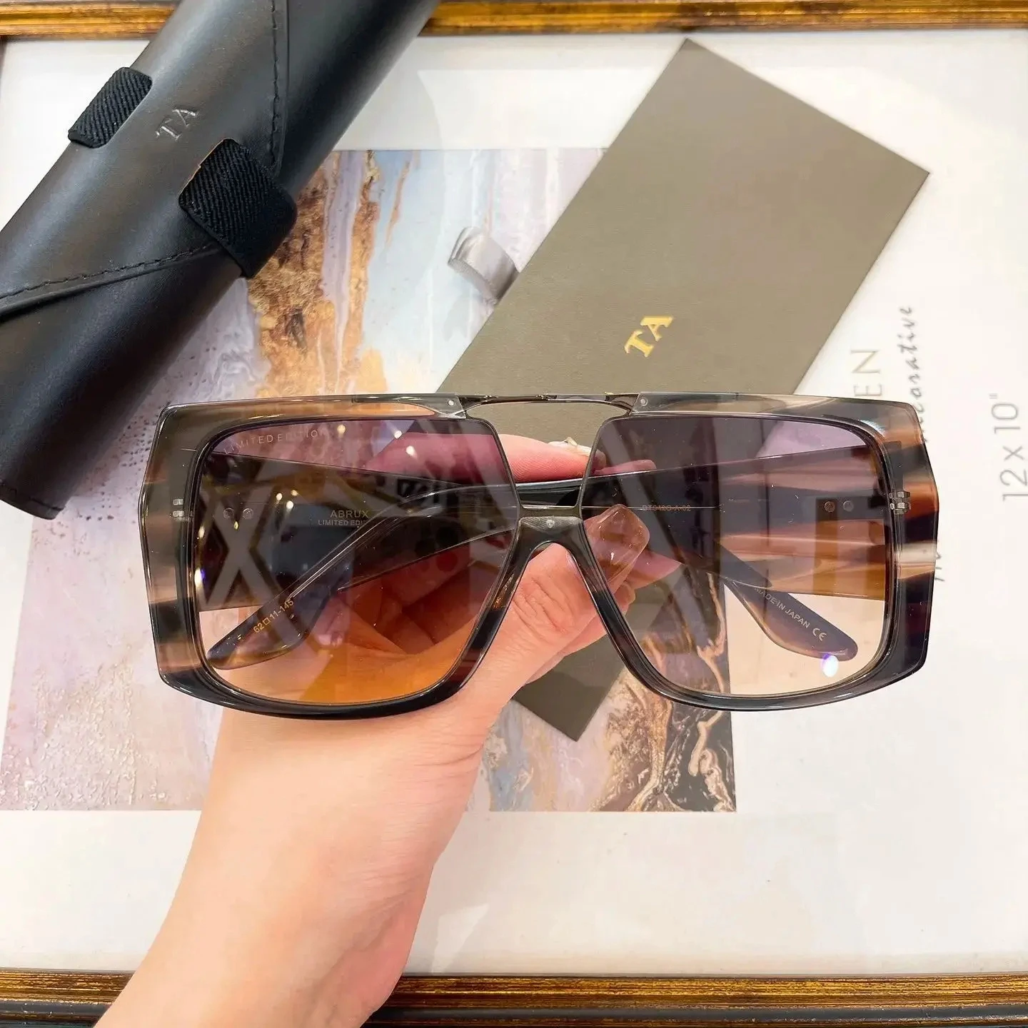 

Authentic For DIYTA DT ABRUX DTS420-A LIMITED EDITION Oversized Men Women Sun Glasses Luxury Design Male Couple Eyewear With Box