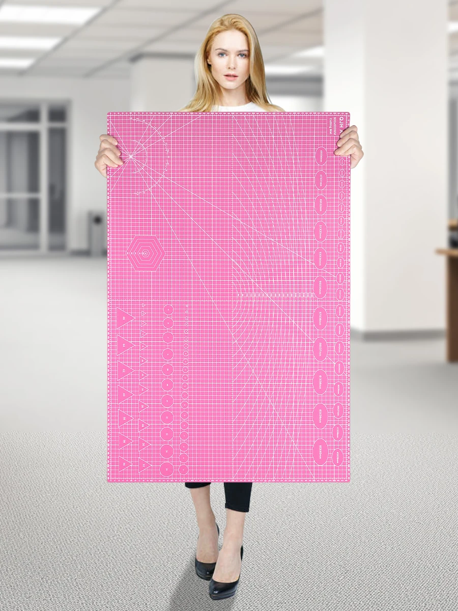 A1-Schneidematte, zweifarbig, Höhe 35,43'' * 23,62 Zoll, doppelseitiges PVC, selbstheilende Mehrzweck-Schneidematte, langlebige Papierunterlage