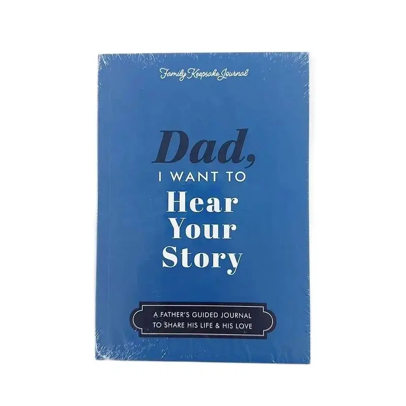 Dad / Mom, I Want To Hear Your Story Notebook A Father\'s Guided Journal Multipurpose Notepad Book Keepsake Journal