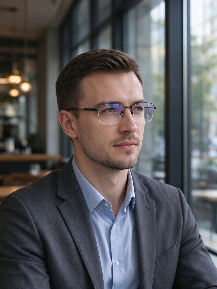 Bifokale Lesebrille für Männer und Frauen, blaues Licht blockierende Presbyopie-Brille, Fernsichtbrille + 1,5 2, 2,5, 3 4 – Detail 1