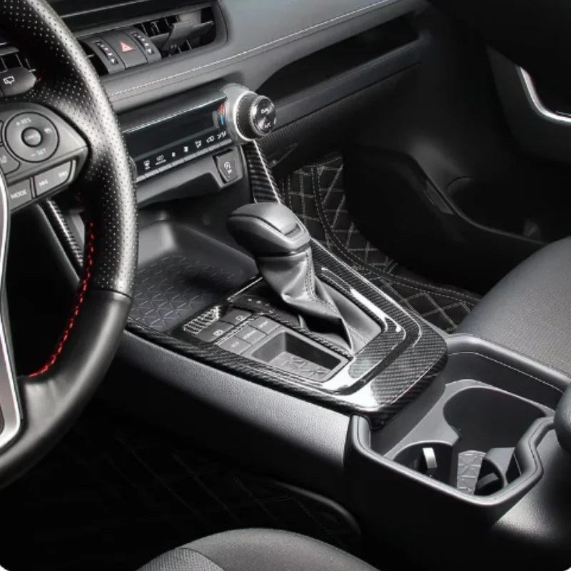 

For Toyota RAV4 2019 2020 2021 2022 2023 Sticker Styling Inner Middle Handbrake Shift Stall Paddle Cup Switch Frame Lamp Trim
