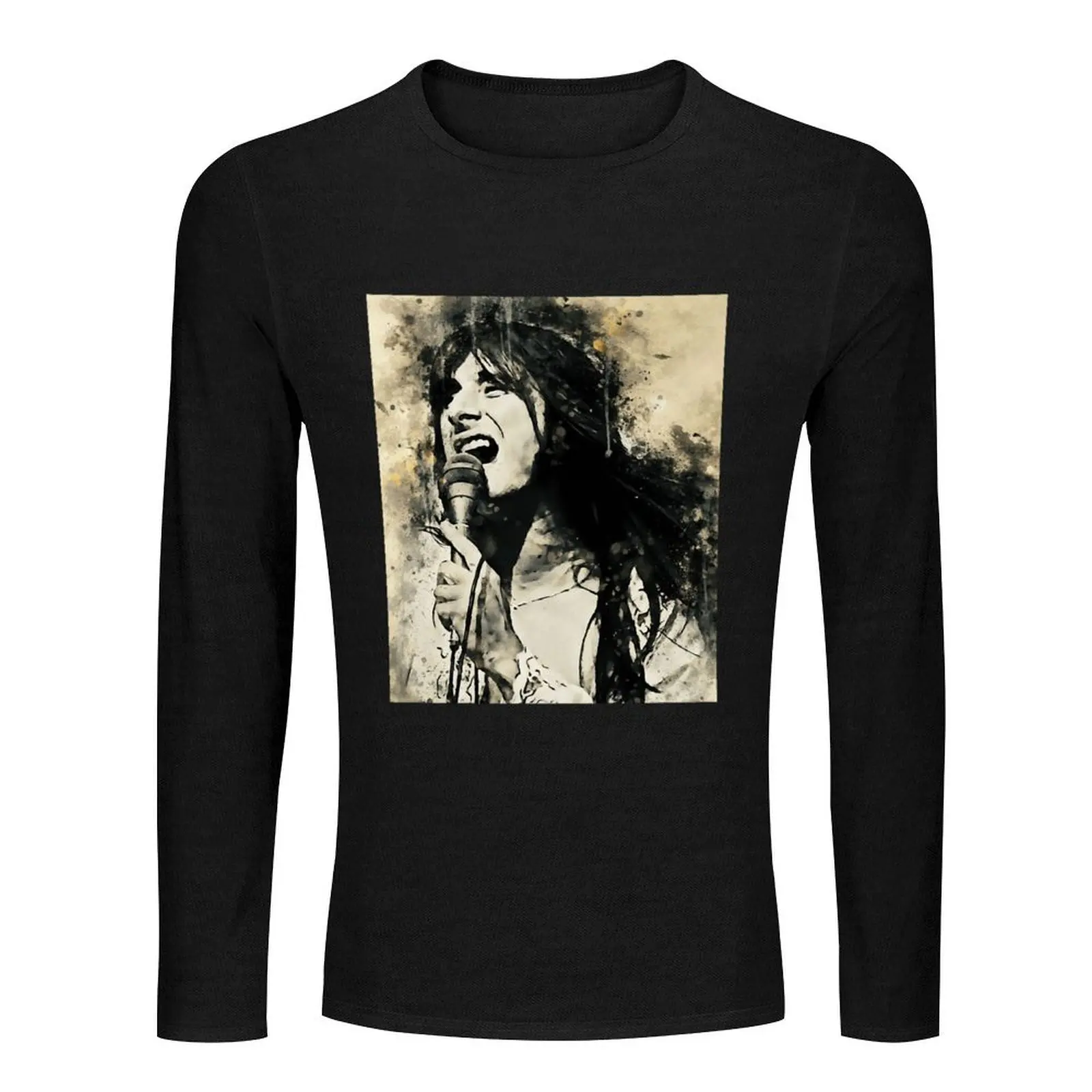 Steve Perry Fanart Long T-Shirt black t shirt plus size t shirts mens champion t shirts