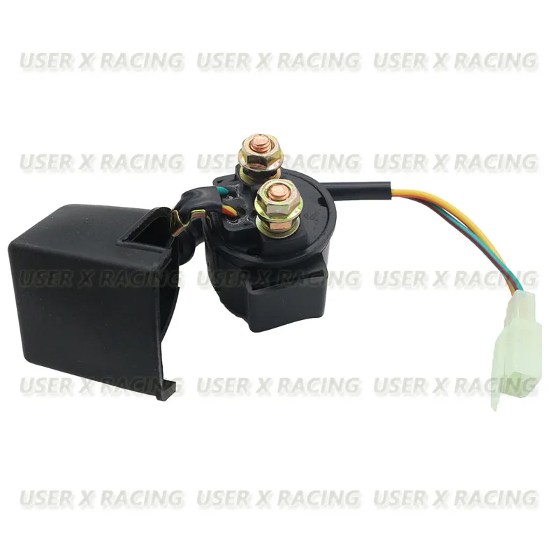 USERX Universal Motorcycle Starter Relay Solenoid for 4-Stroke GY6 Engine 50cc 70 cc 90cc 110 cc 125cc 150cc 200cc 250cc ATV