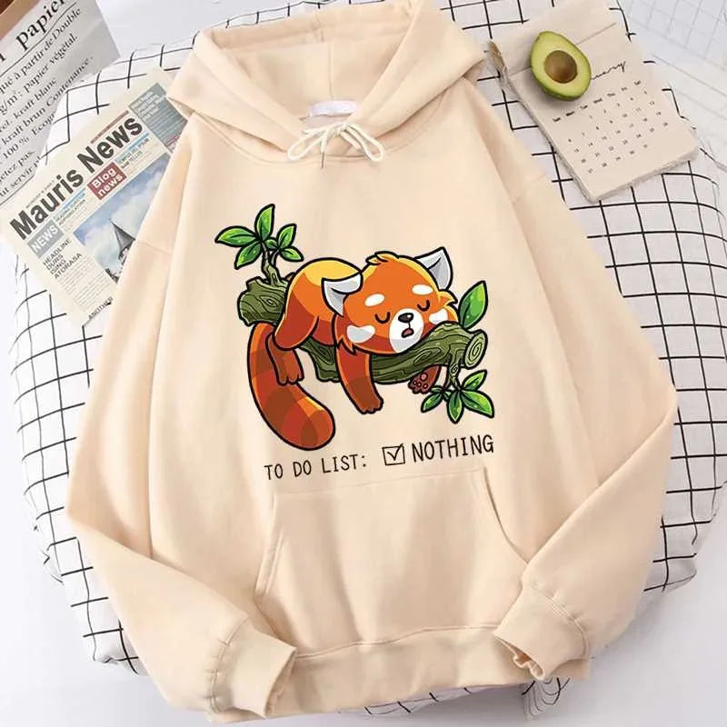 2025 nuevas sudaderas con capucha divertidas con estampado de Panda rojo, moda para mujeres y hombres, sudadera de Otoño Invierno, ropa de calle para mujeres, jersey