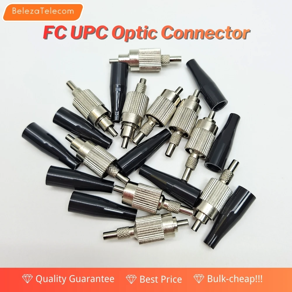 

10 шт. FC UPC оптический разъем 1,5 мм металлический наконечник внутренний диаметр для пластикового волокна Бесплатная доставка
