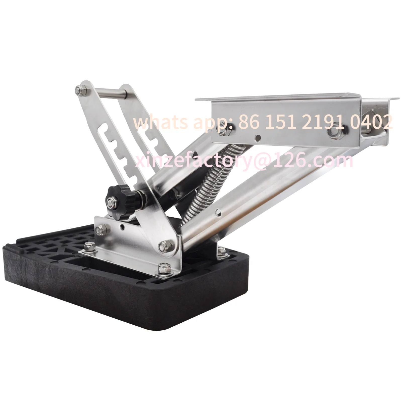 

Customizable 304 Stainless Steel Motor Bracket Marine Engine Bracket, Plastic Panel, Marine Yacht Hardware